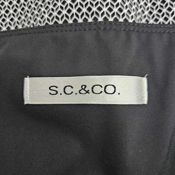 SC & Co Tennis Golf Skort Black Geometric Pull On Tummy Control Shorts Skirt XL - Picture 6 of 8